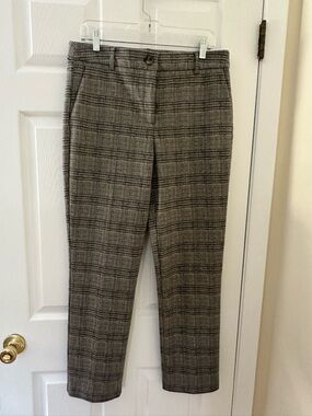 Rachel Zoe Gray Plaid Dress Pants Size 10